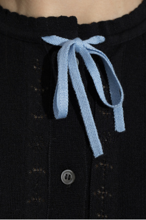 Marni Cardigã com ponto decorativo