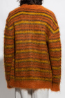 Marni ORANGE Striped cardigan