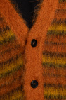 Marni ORANGE Striped cardigan