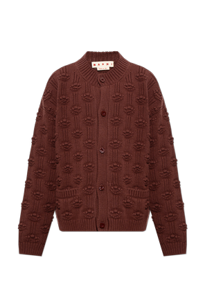 Wool cardigan with pockets