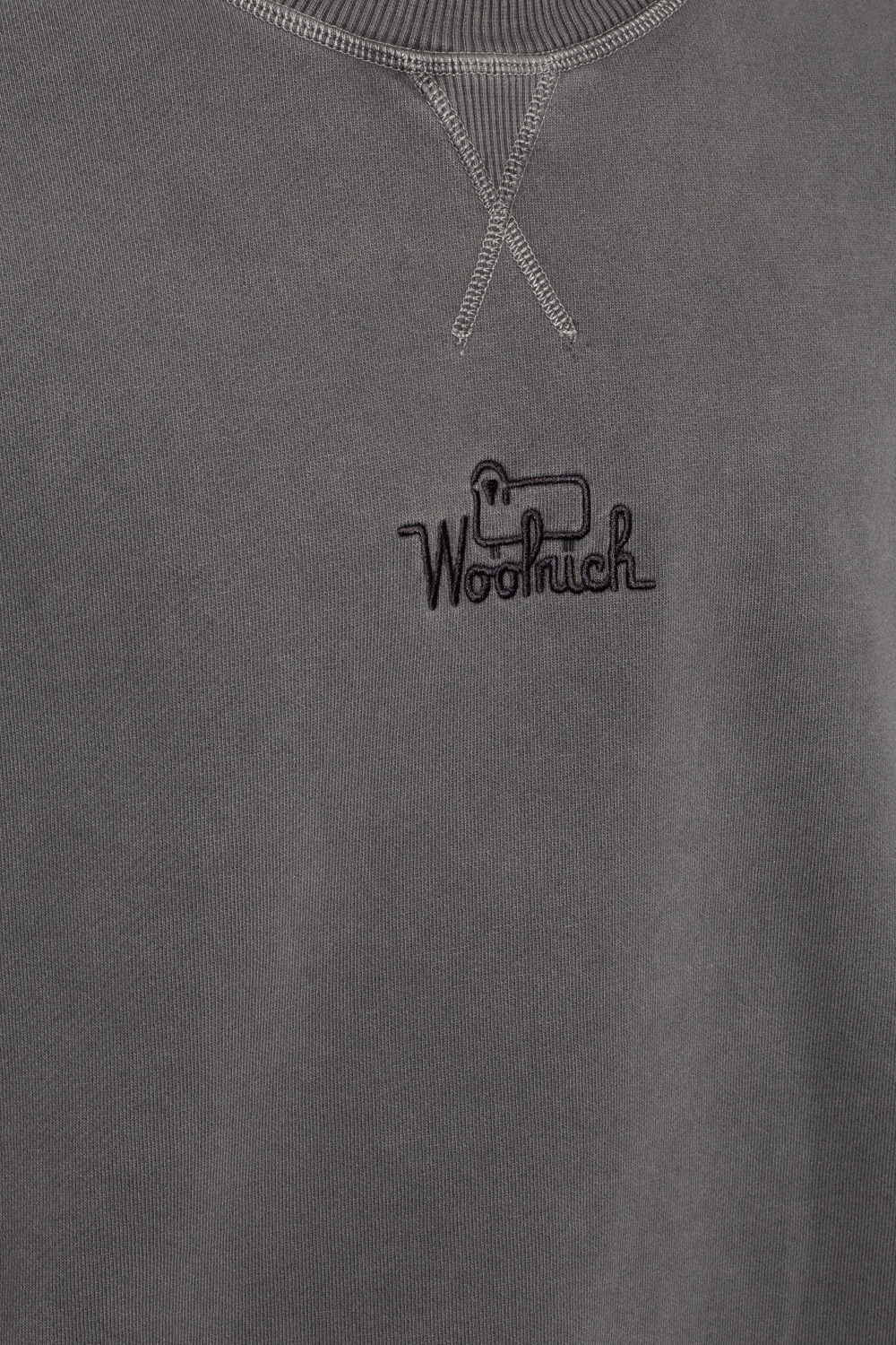 Woolrich HUGO Durned T-shirt con logo al centro nera