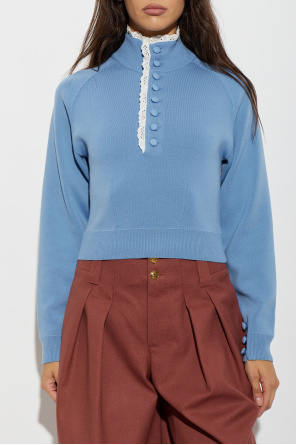 Chloé Wełniane polo