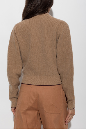 Chloé Wollpullover mit aufgesticktem Logo