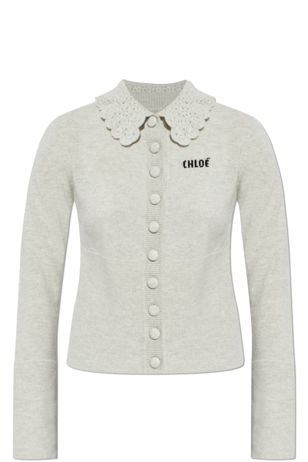 Wool cardigan with buttons od Chloé