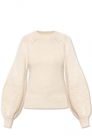 Chloé baby chloe SHELL STITCH RECYCLED CASHMERE KN Black