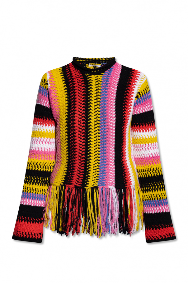 Chloé Wool sweater with fringes