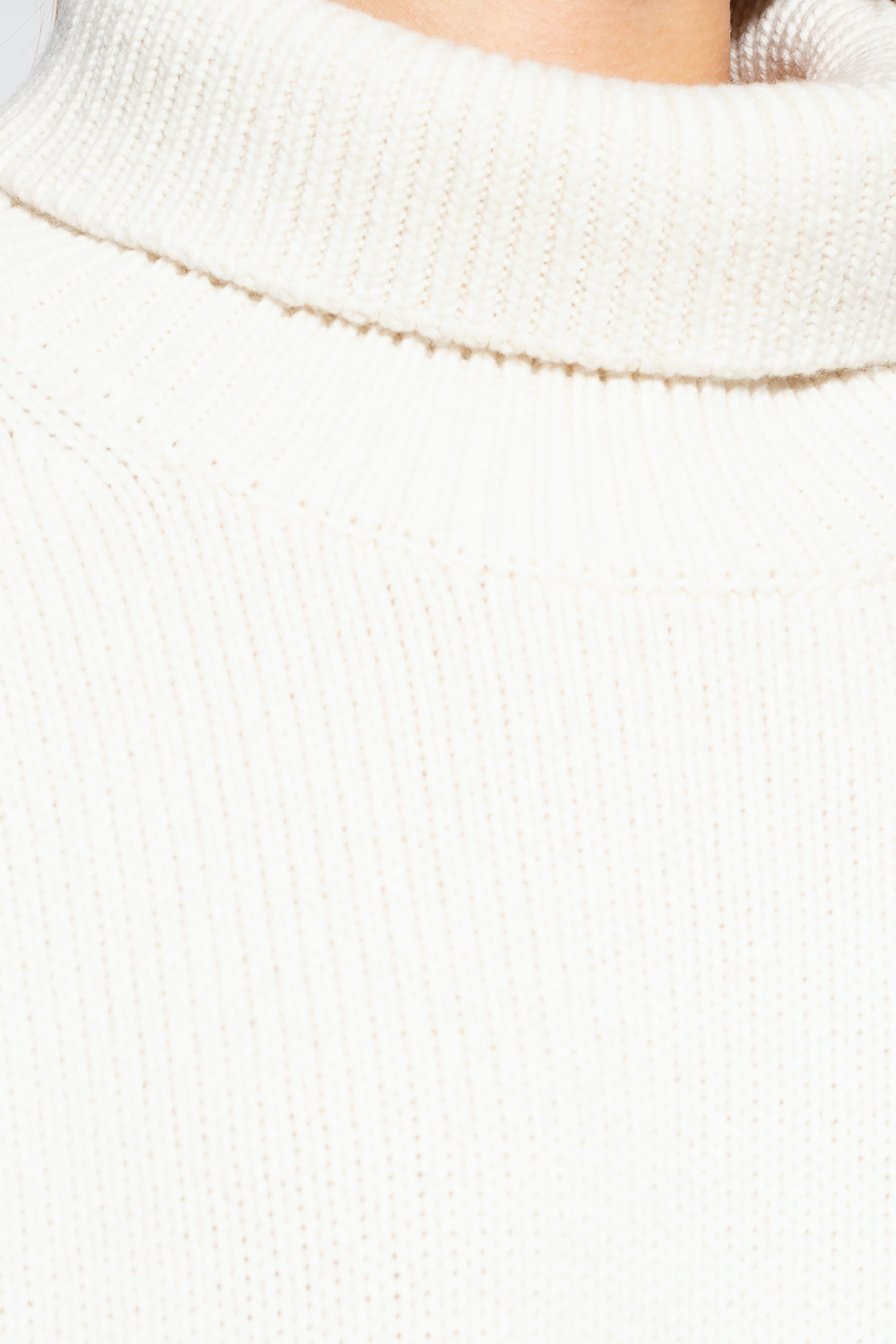 Louis Vuitton Cream Wool & Cashmere Turtleneck Sweater M Louis