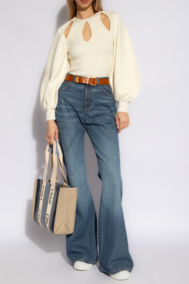 Chloé Sweater with puff sleeves