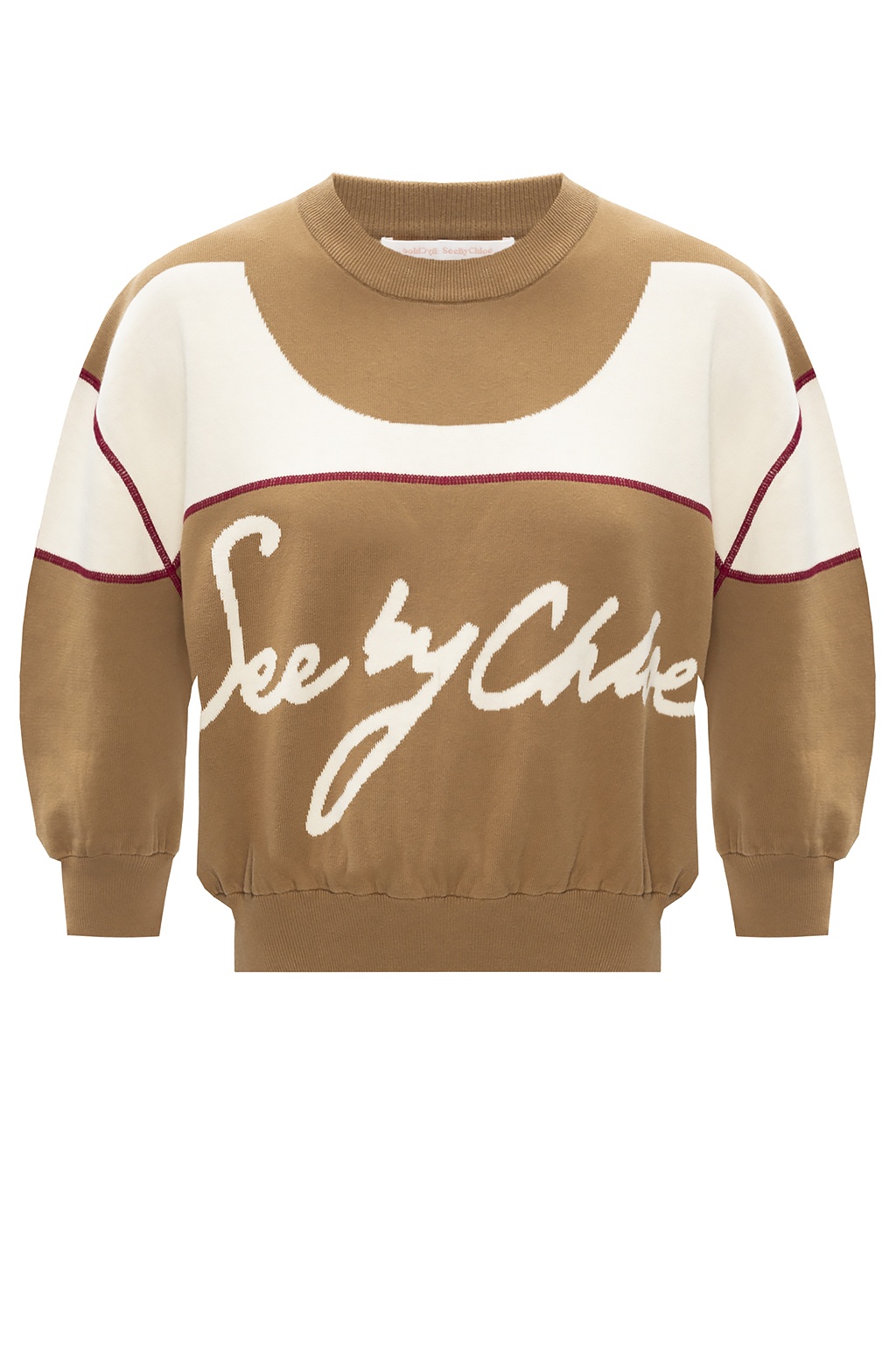 chloe logo sweater