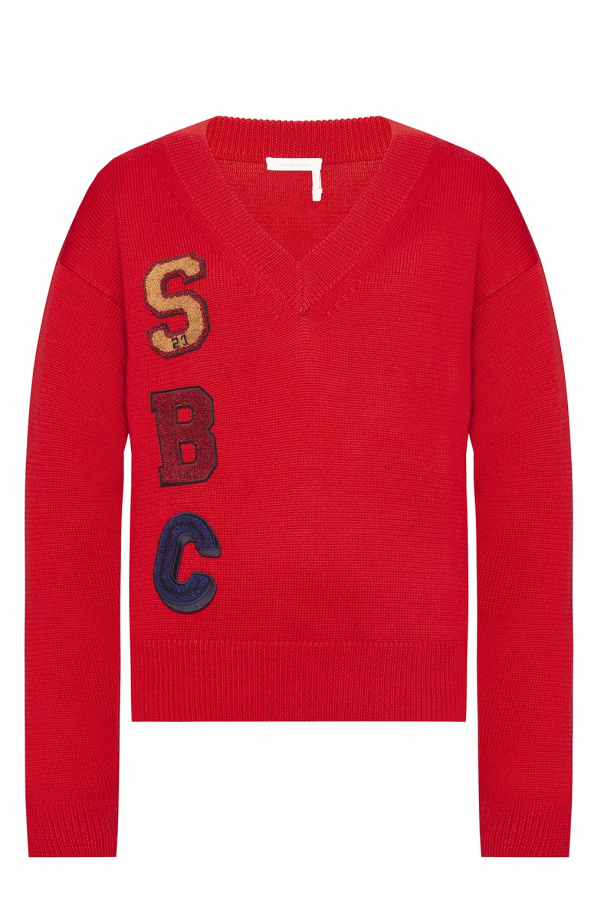 See By Chloé Patched sweater