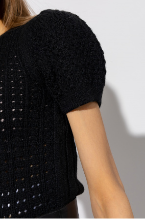 See By Chloé chloe lace trimmed wool sweater