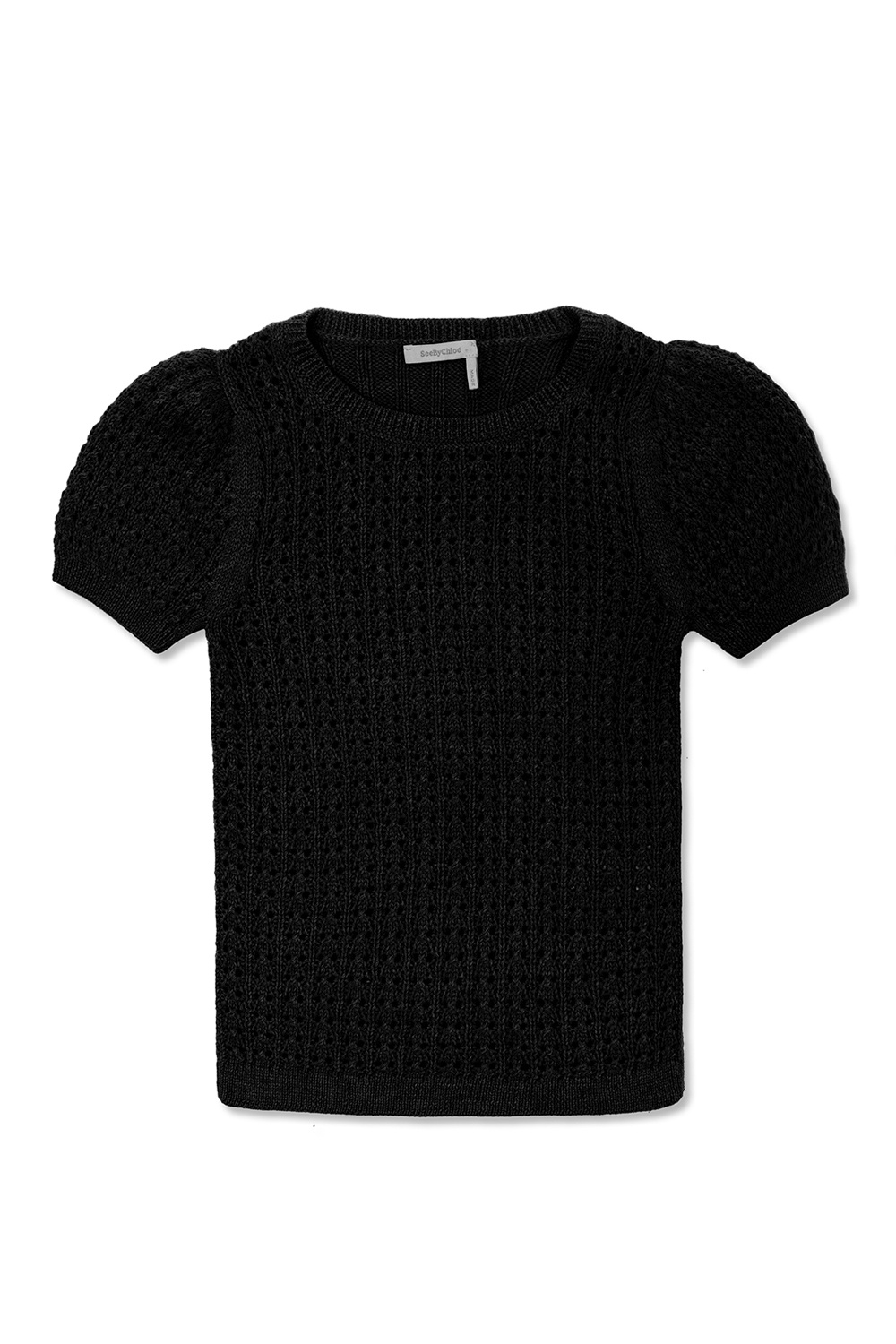 See By Chloé see by chloe ribbed knit wool blend top item