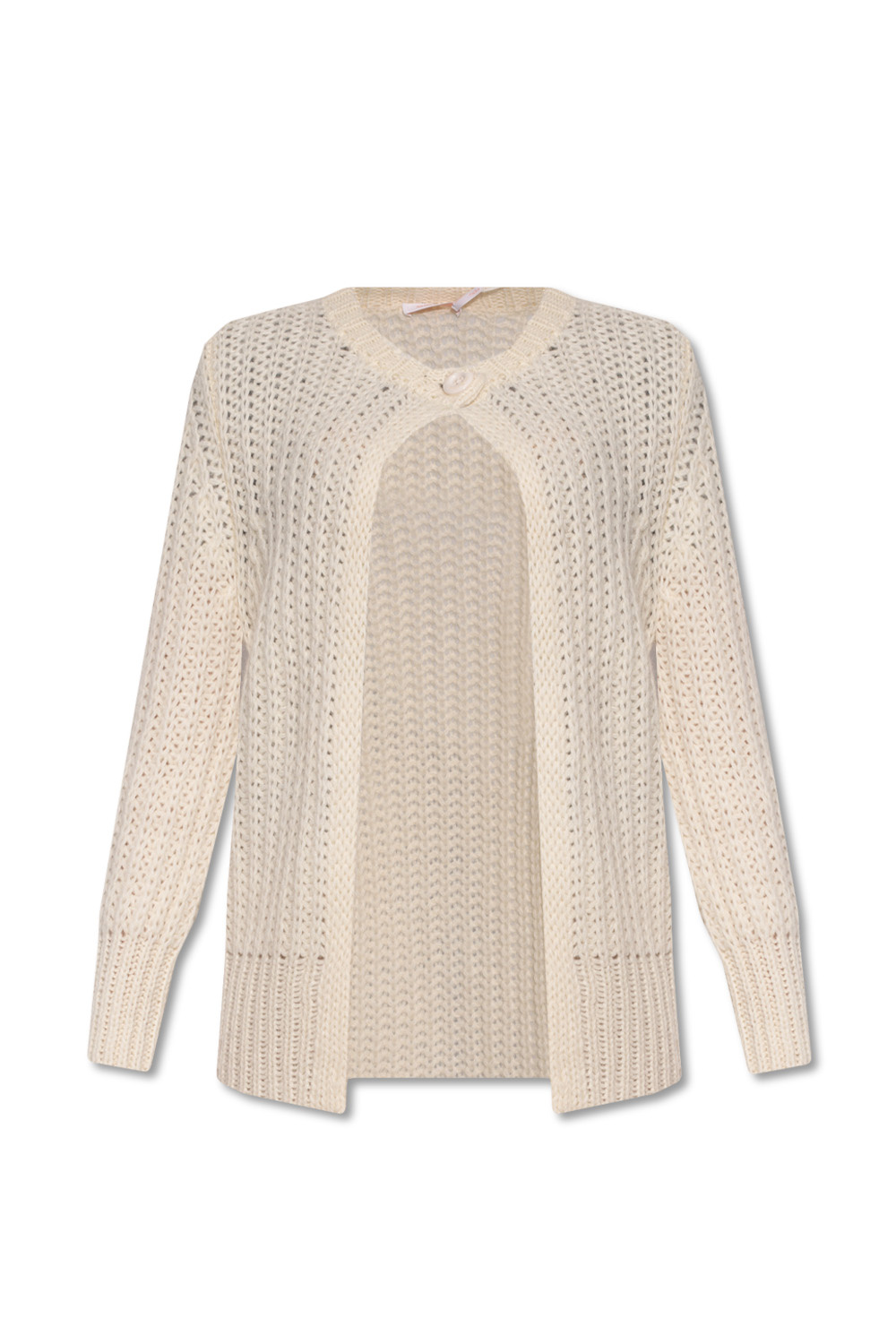 See By chloe Bottom Cardigan with round neck