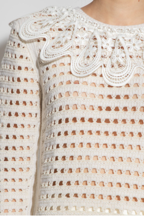 See By Chloé Lace-trimmed sweater
