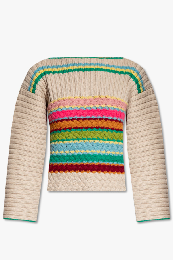 See By Chloé Cable-Foulard sweater