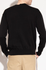Marcelo Burlon Jam-d cotton blend sweatshirt with contrasting bands and a zip closure