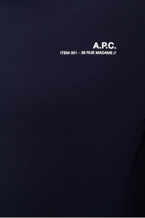 A.P.C. Logo-printed Damenkleidung sweatshirt