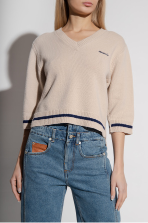 Marni Blu Sweater with logo