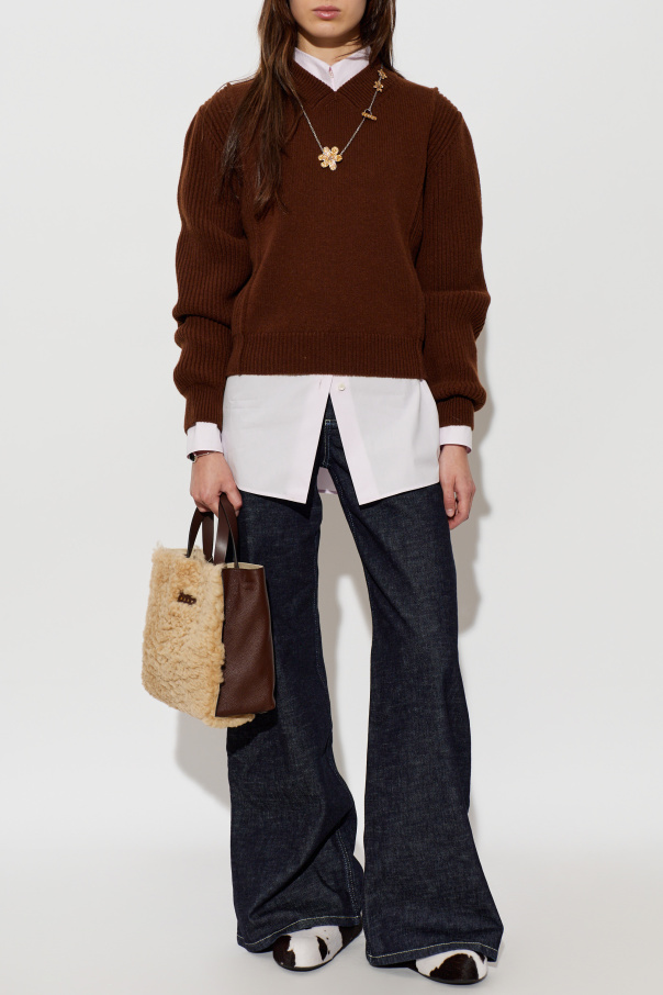 Marni Wool V-neck sweater
