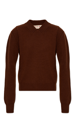 Wool v-neck sweater od Marni