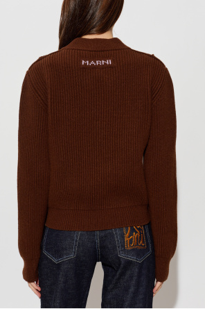 Marni Wool V-neck sweater