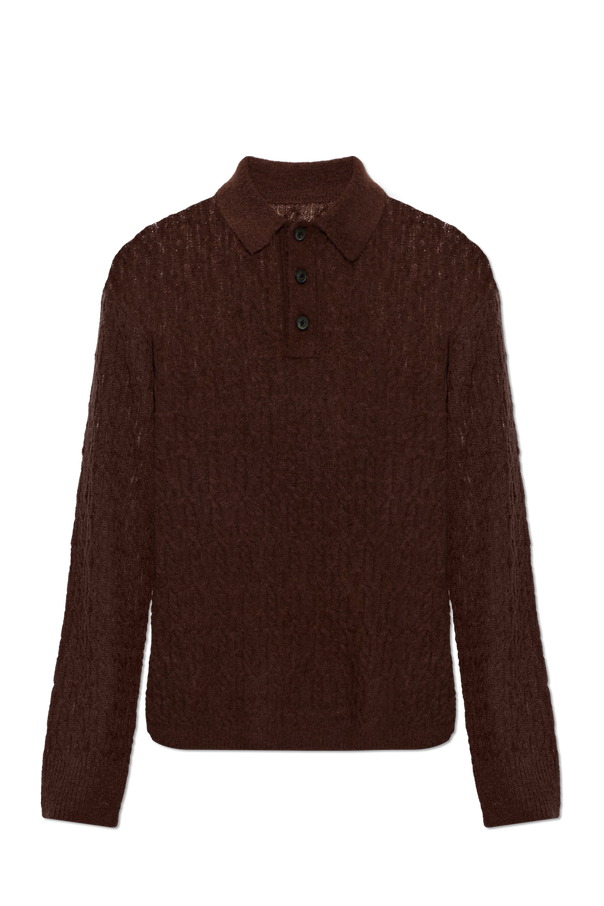 ‘Cyclone’ Long Sleeve Polo od AllSaints