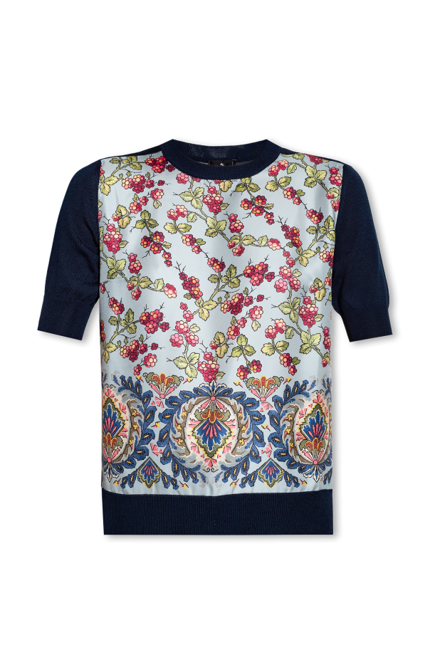 Etro Top with silk front