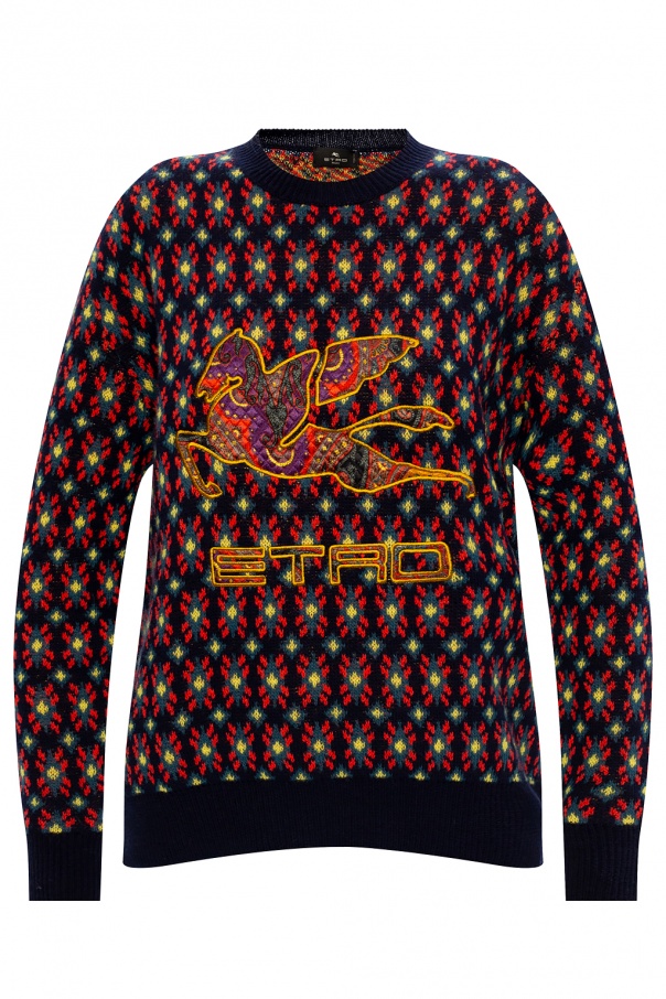 Etro Wool sweater with logo