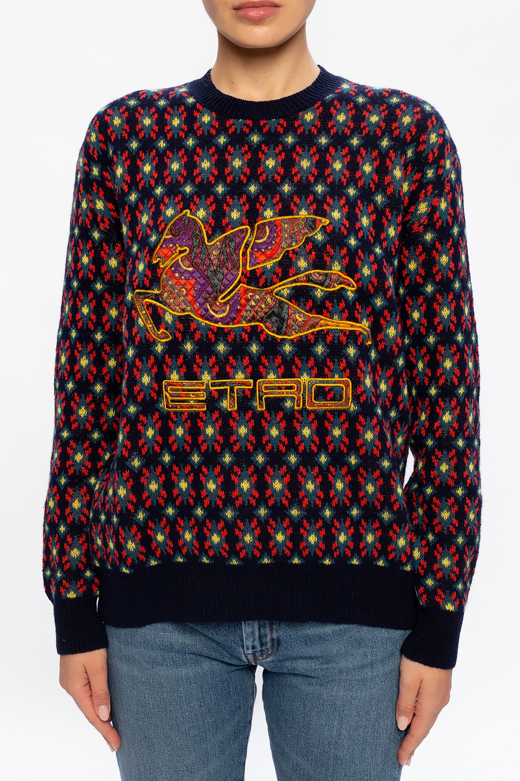 Etro Wool sweater with logo