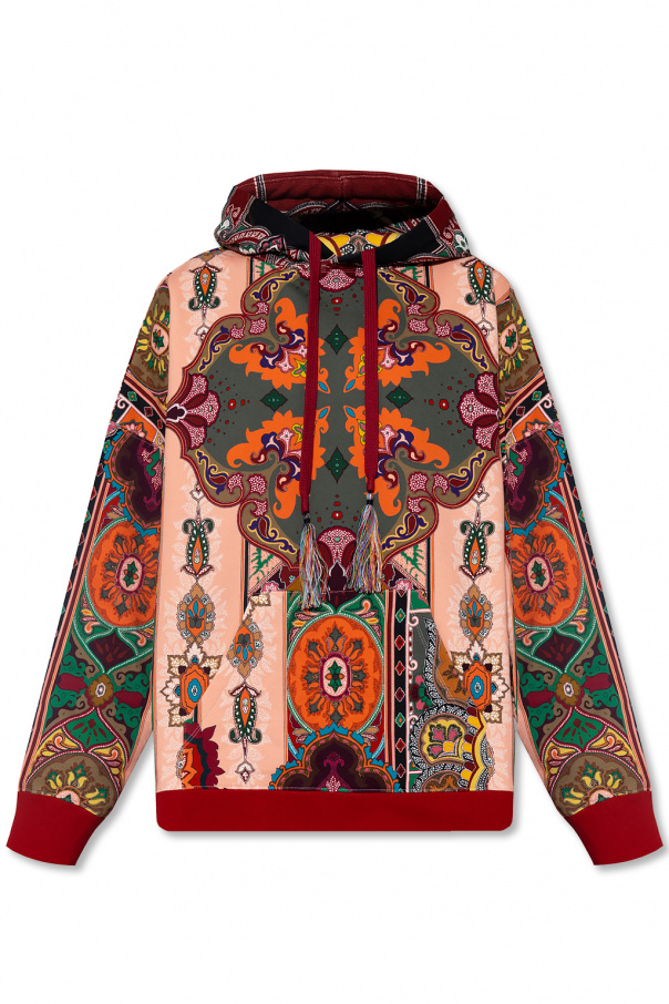 Etro leather hoodie