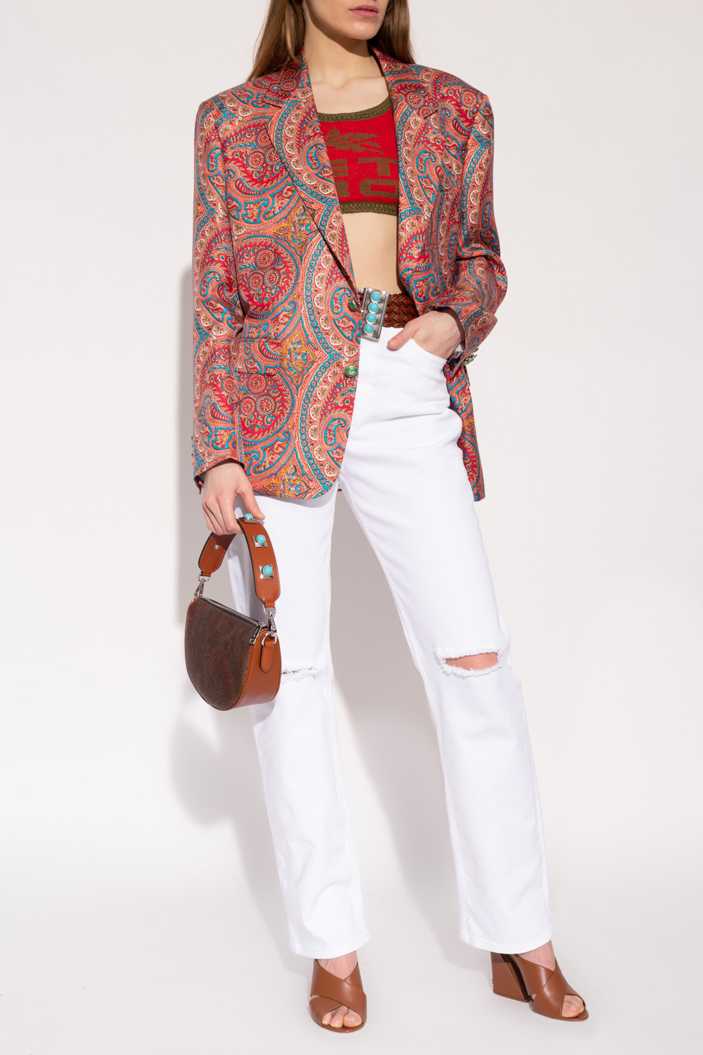 Etro Cropped top with logo