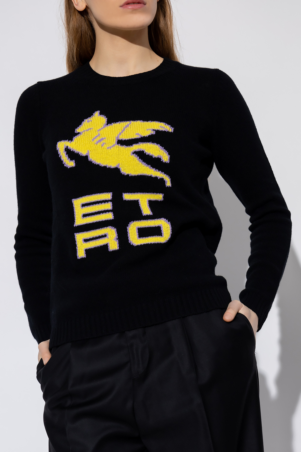 Etro Flame Resistant Force Original Fit Midweight Long Sleeve Logo Graphic T Shirt