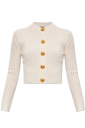 Cardigan with Decorative Buttons