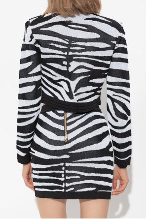 Balmain Cardigan with animal print