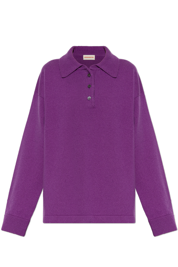 &Daughter Wool polo sweater ‘Torin’