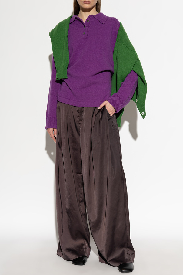&Daughter Wool polo sweater ‘Torin’