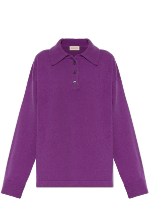 Wool polo sweater ‘Torin’