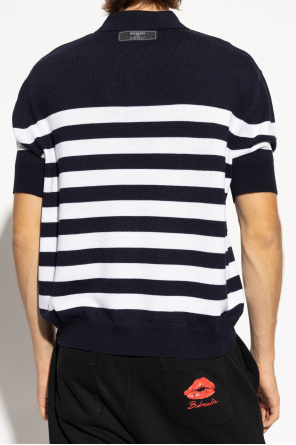 Balmain Polo with stripe pattern