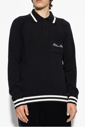 Balmain Polo z długimi rękawami