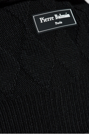 Balmain Sweater with logo patch