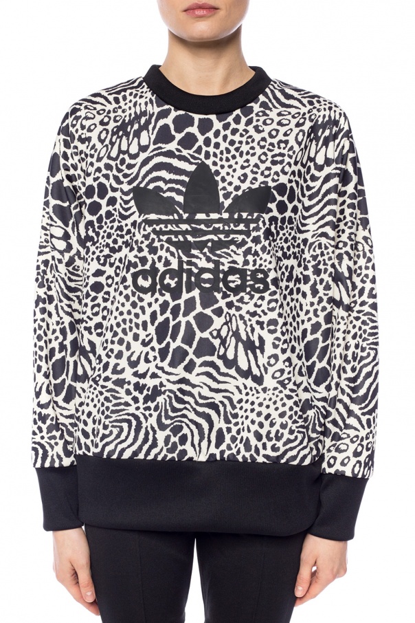 adidas cheetah print sweatshirt