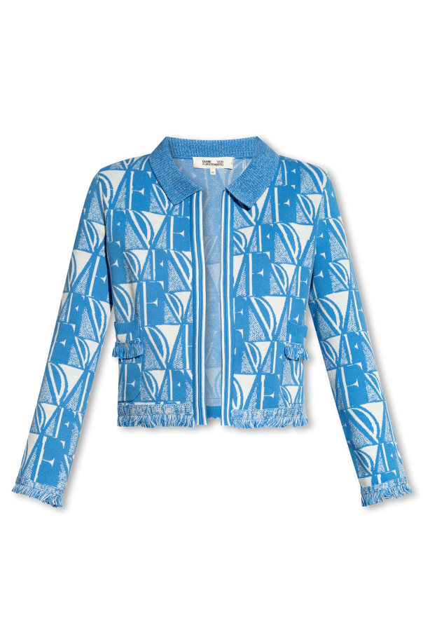 Diane Von Furstenberg ‘Morgaine’ patterned cardigan
