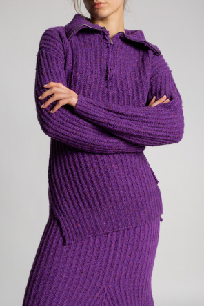 Marni floral Rib-knit sweater