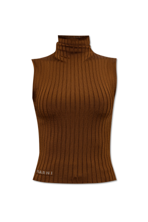 Sleeveless turtleneck sweater od Marni