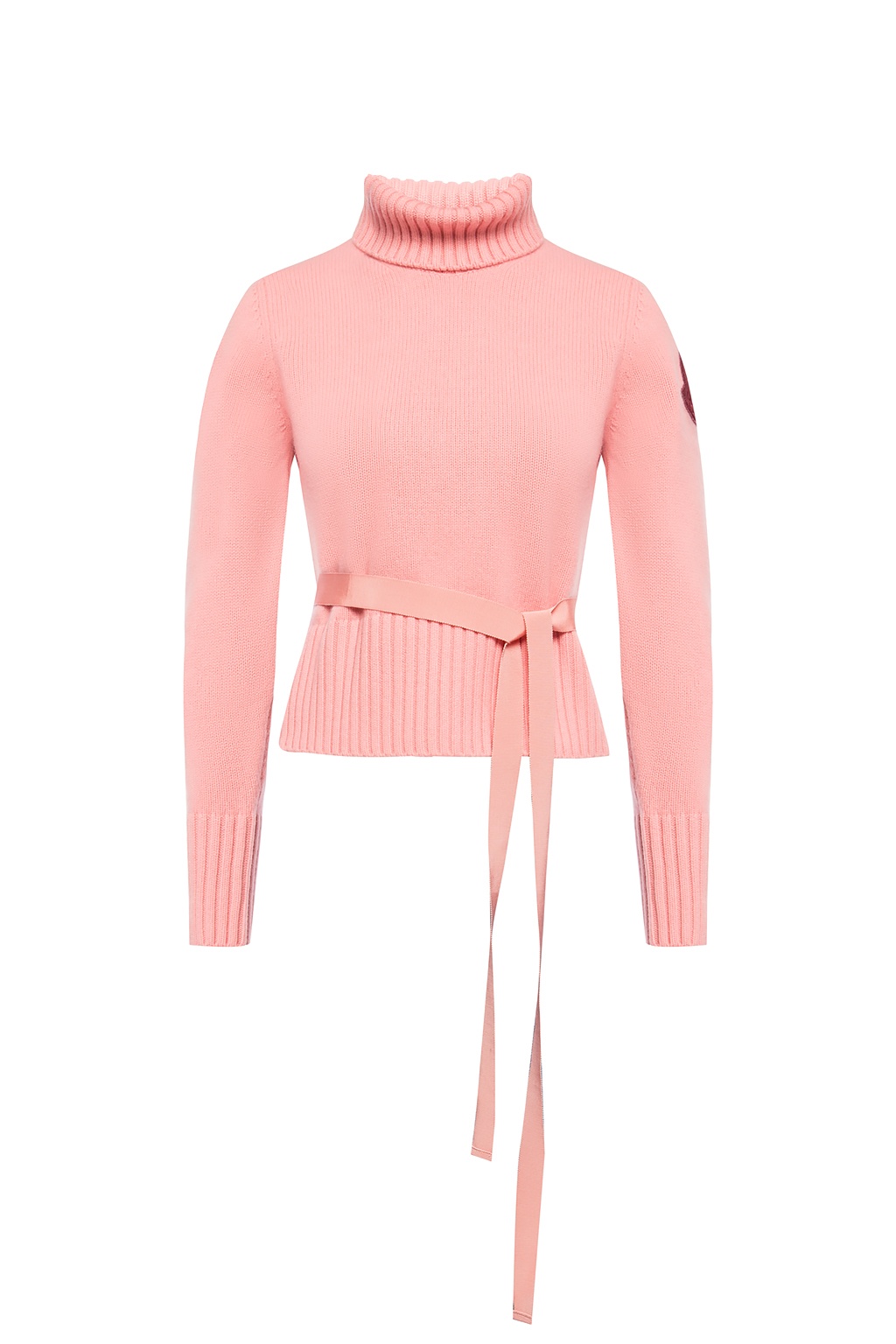 moncler pink turtleneck