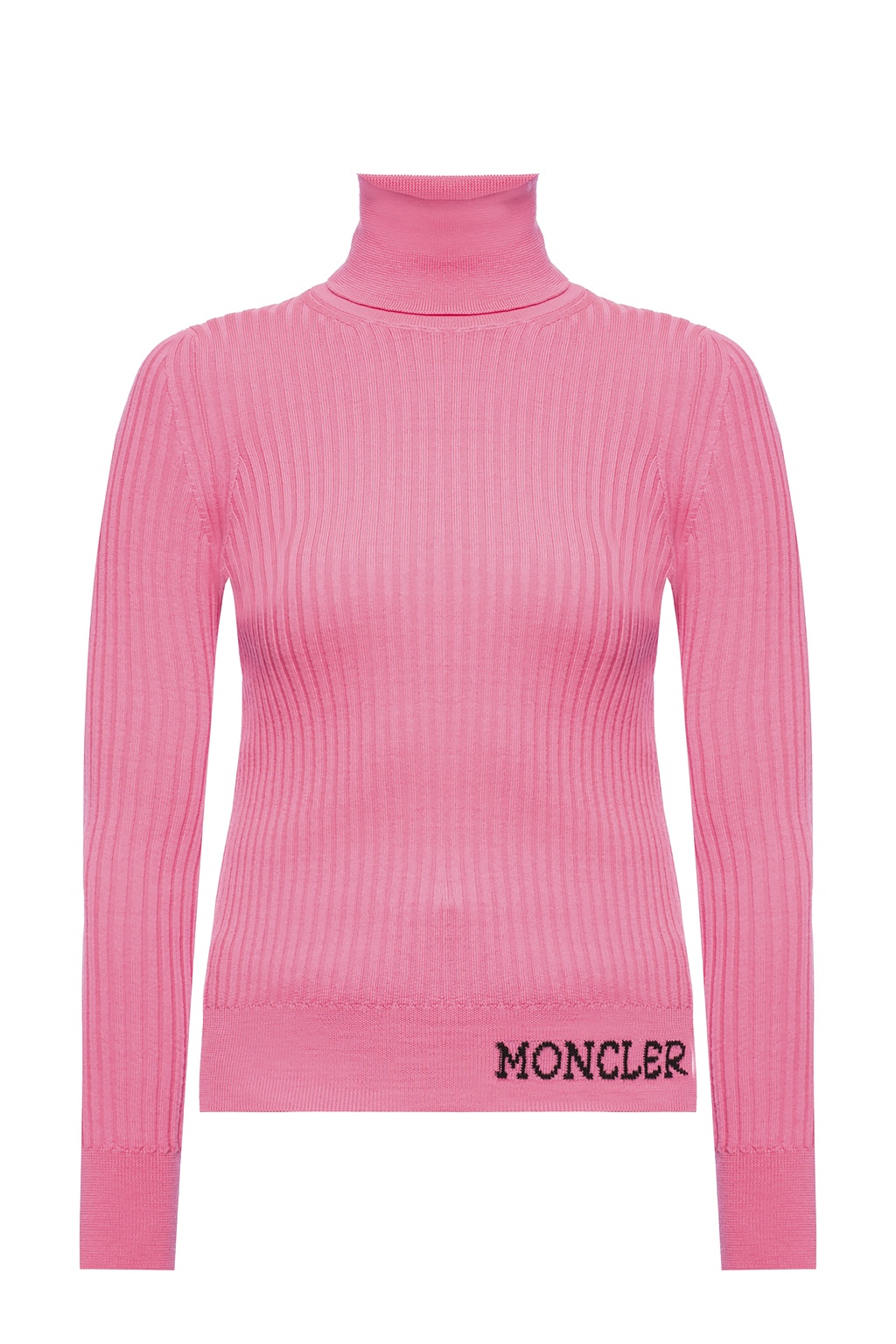 moncler pink turtleneck