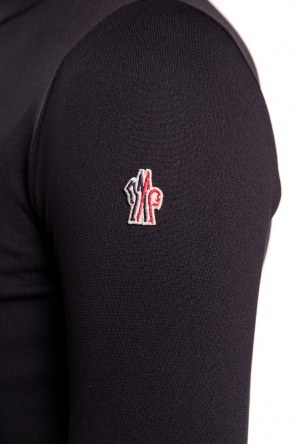Moncler Grenoble Logo-patched turtleneck sweater