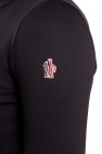 Moncler Grenoble Logo-patched turtleneck sweater