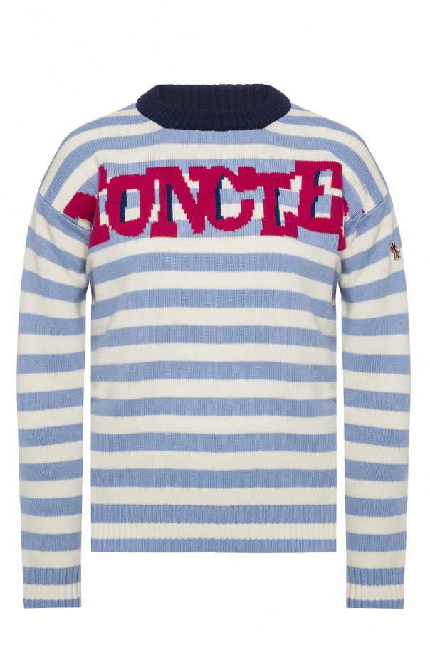 moncler striped sweater