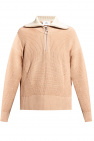 Ami Alexandre Mattiussi beige Knitted sweater